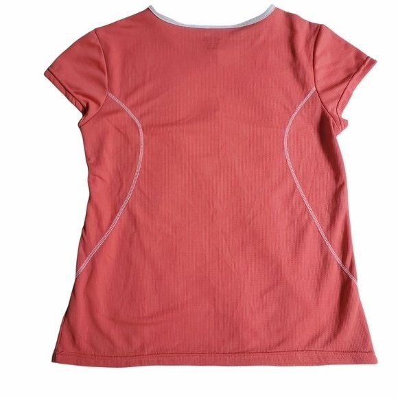 BCG Pink and White Short Sleeve Quarter Zip Athletic T Shirt sz M - Picture 2 of 11